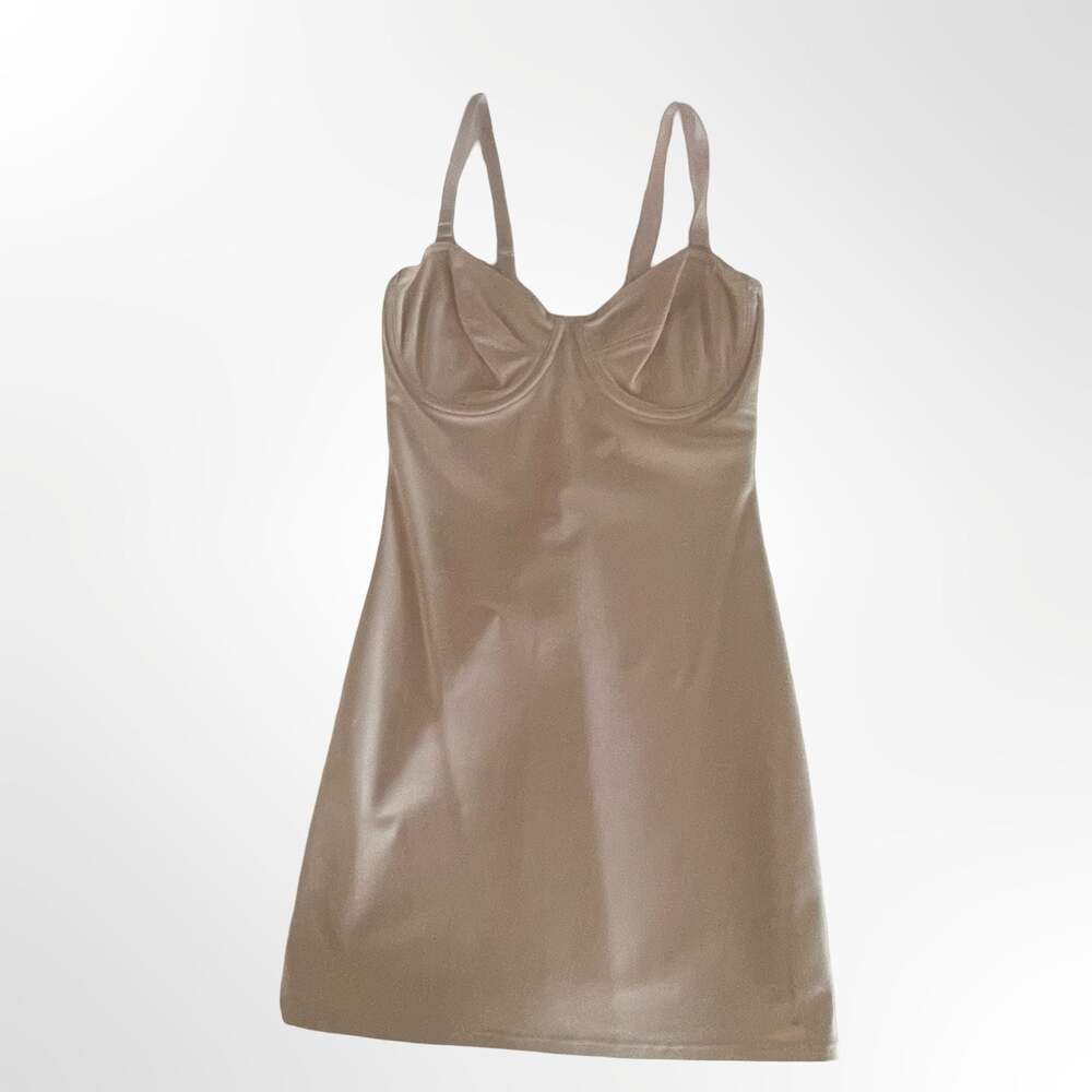 Nancy Ganz BodySlimmers Built-in Bra Slip Dress